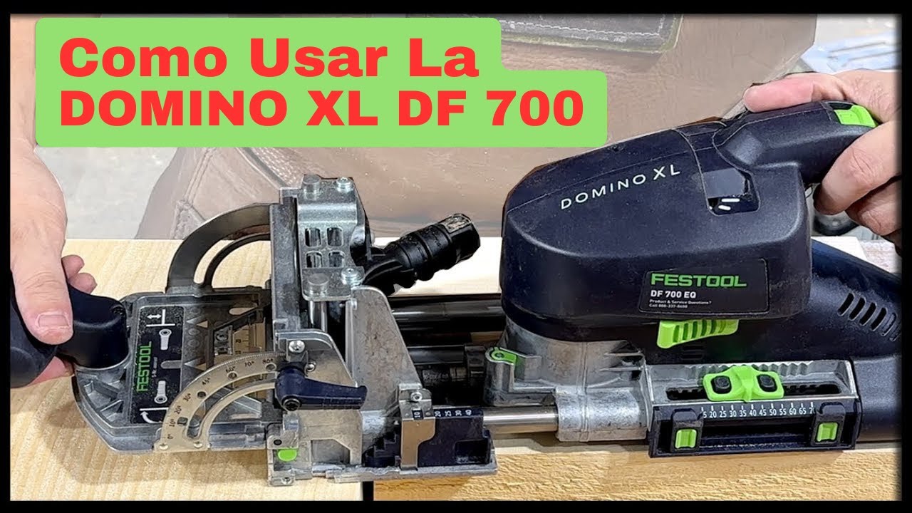 Cómo usar el Domino XL DF 700 - ¡Mira esto Primero!