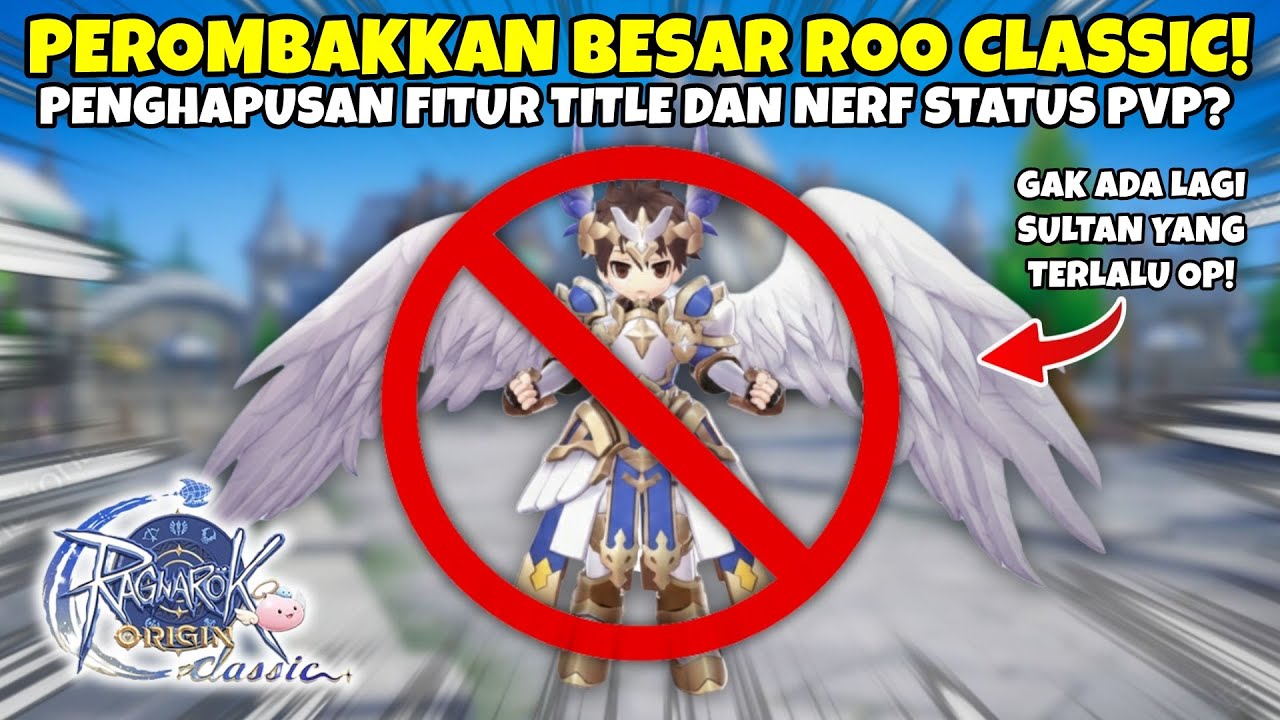 DEV ROO CLASSIC MENDENGARKAN! BAKAL DIBUAT LEBIH RAMAH F2P LAGI!