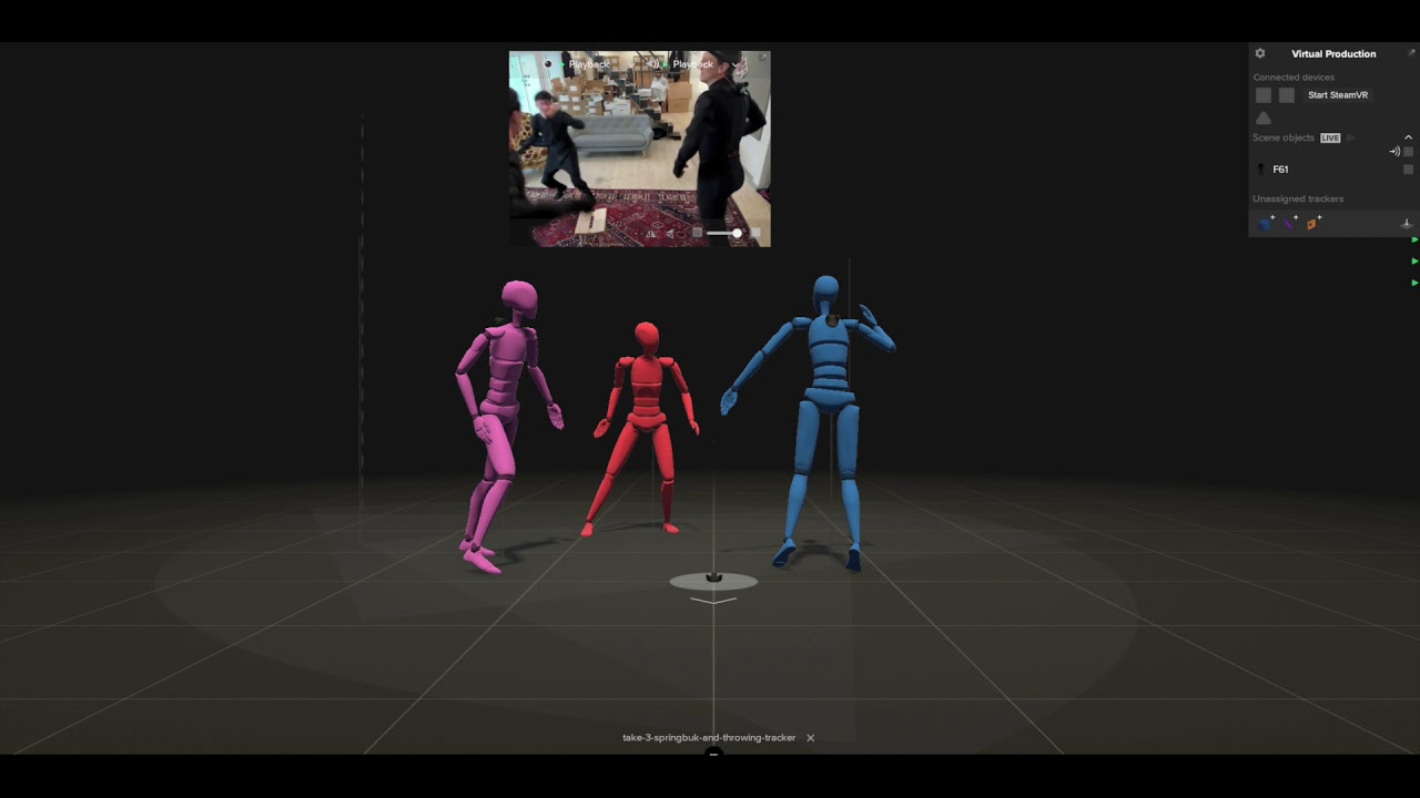 Rokoko's Virtual Production Starter Kit - Multiple Characters Interacting