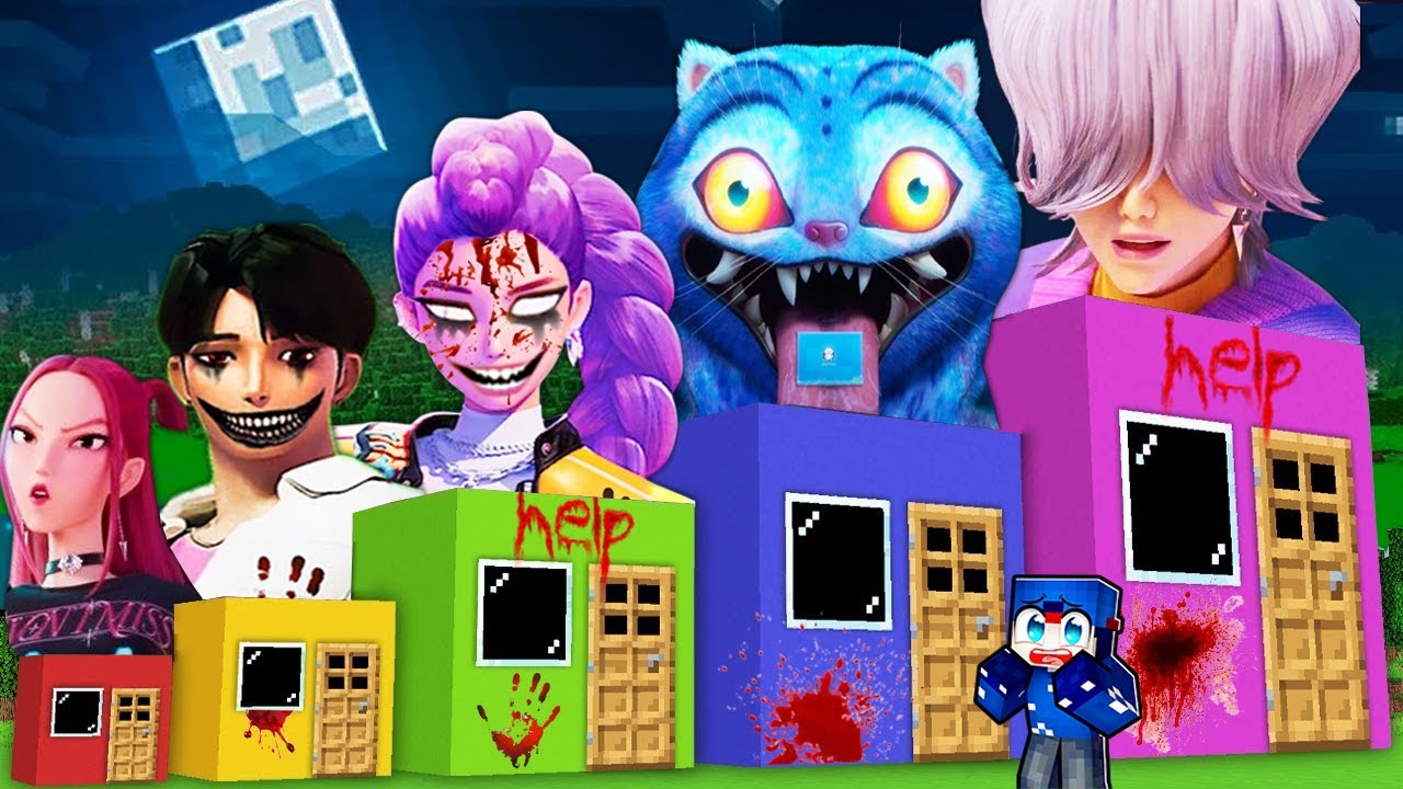 NE CHOISISSEZ PAS la MAUVAISE MAISON KPOP DEMON HUNTERS sur Minecraft !