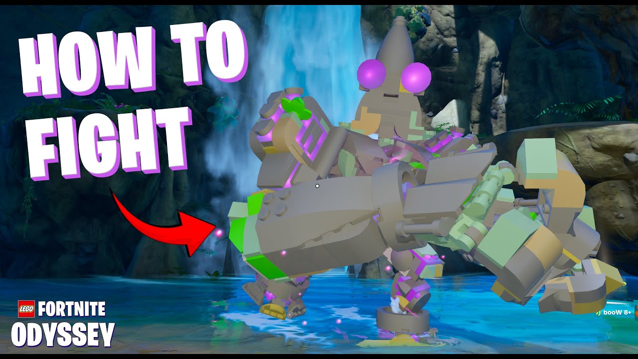 How to FIGHT a Storm-Sick Golem in LEGO Fortnite Odyssey