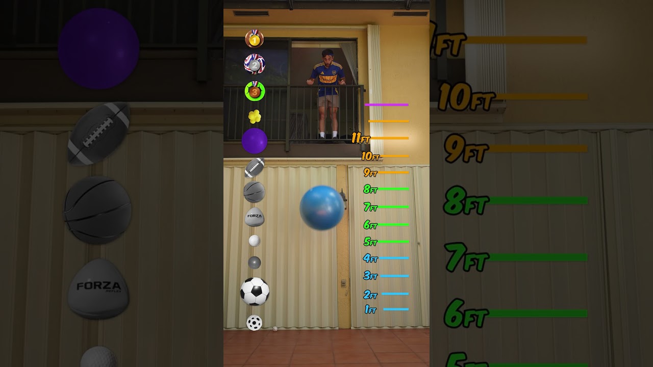 Which ball will bounce the highest?