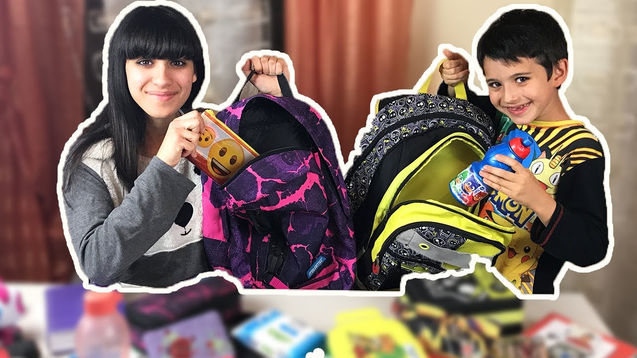 VLOG: PREPARIAMO LO ZAINO PER SCUOLA INSIEME!!