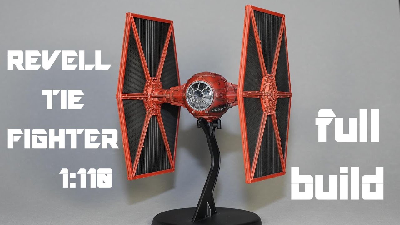Full Build Tie Fighter Special Red Version 1:110 / Star Wars / Revell 03605