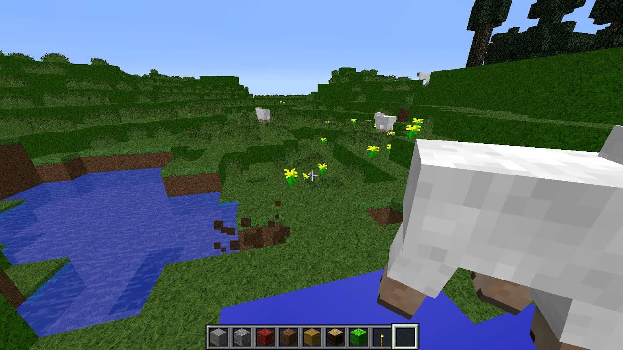 Weird Minecraft Creative Mode Glitch