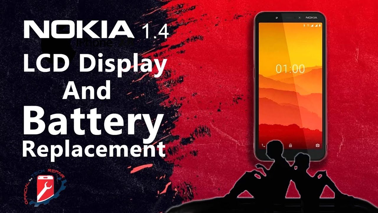 Nokia 1.4 TA1322 Damaged Cracked Broken Lcd Display Screen Glass & Faulty Battery Replacement