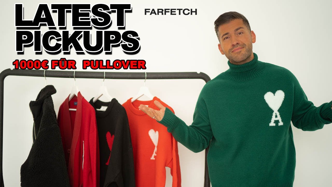 1000 € für StrickPullover | Latest Pickups | Kosta Williams