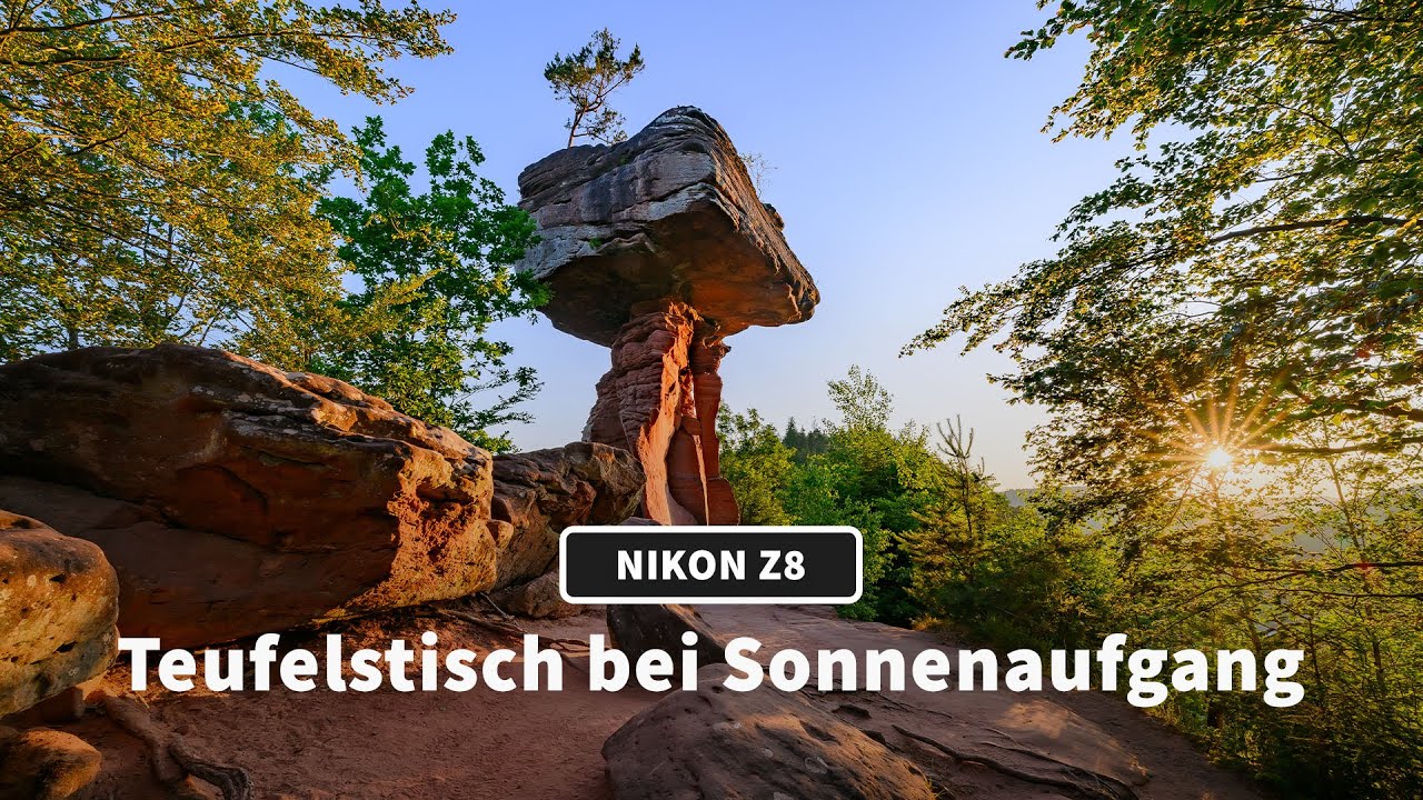 Nikon Z8 und Teufelstisch bei Sonnenaufgang | Landschaftsfotografie mit Florian Orth