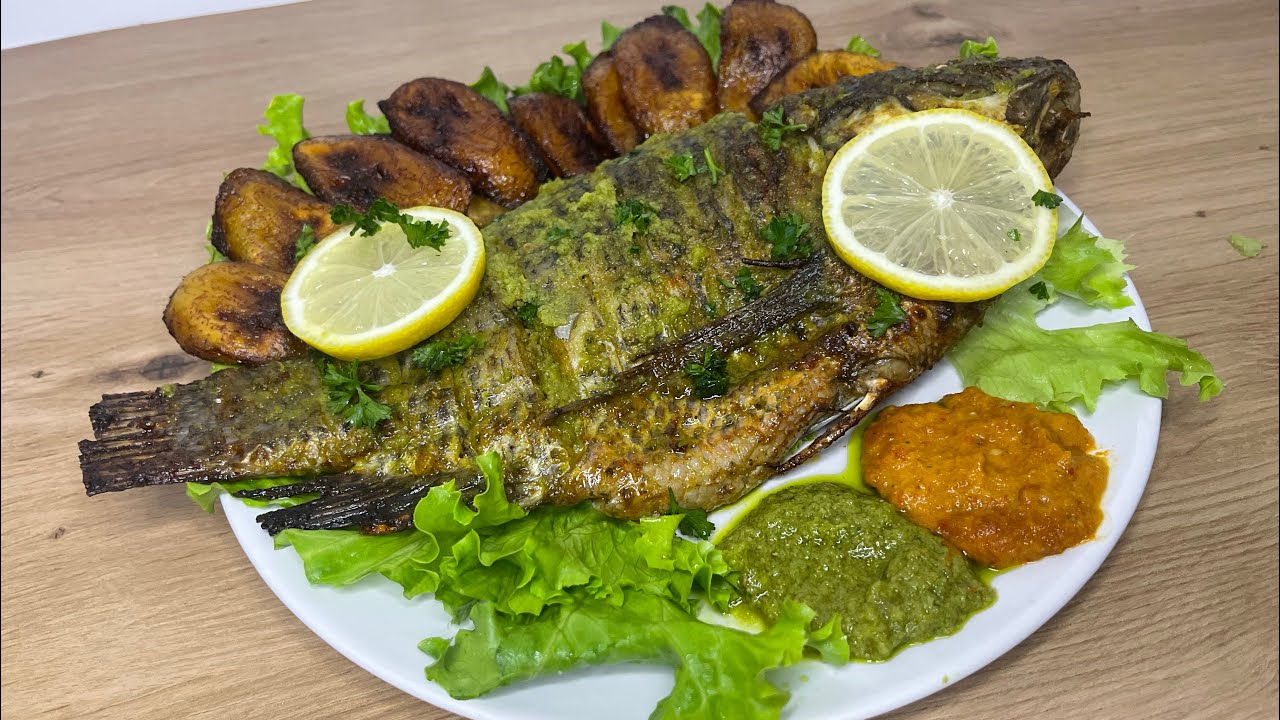 POISSON BRAIS&Eacute; CAMEROUNAIS 🇨🇲 #poisson #recipe 