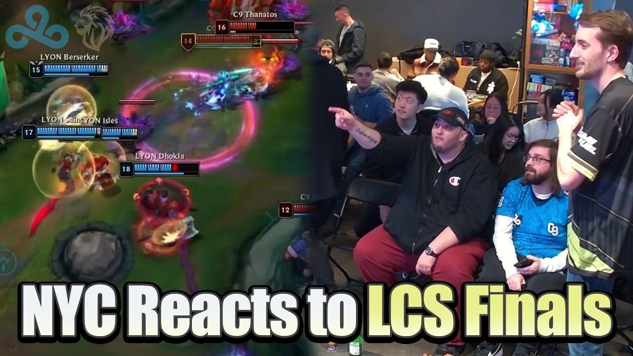 New York City Reacts to LCS Lock-In Finals (Cloud9 vs LYON)