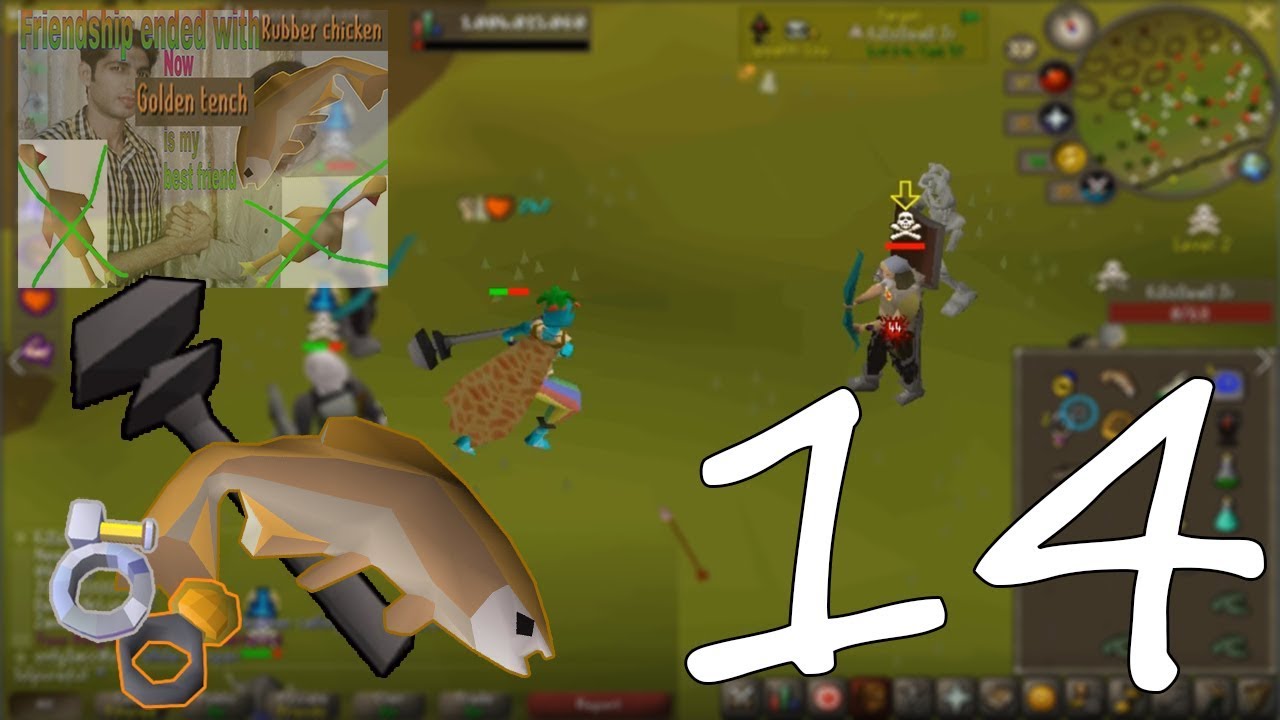 [OSRS] Obby pure pking #14 | Golden Tench