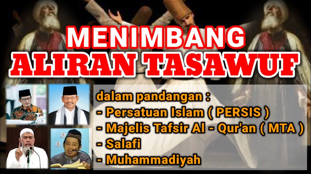 SESATKAH ALIRAN TASAWUF || OLEH DA'I DARI PERSIS, MTA, SALAFI DAN MUHAMMADIYAH