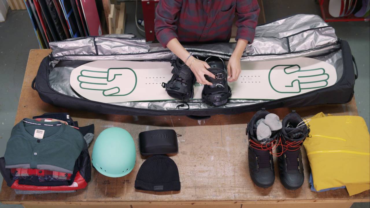 Как упаковать чехол для сноуборда | Whitelines Snowboarding