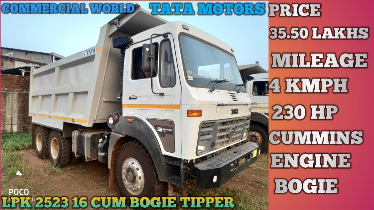 TATA LPK 2523 BOGIE SCOOP TIPPER 🔥2019!!🔥WITH MINING TYRES !! HEAVY DUTY 9 SPEED GEAR BOX!!! 🔥🔥