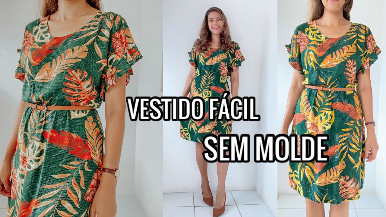 VESTIDO PARA O VERÃO | corte e costura para iniciantes