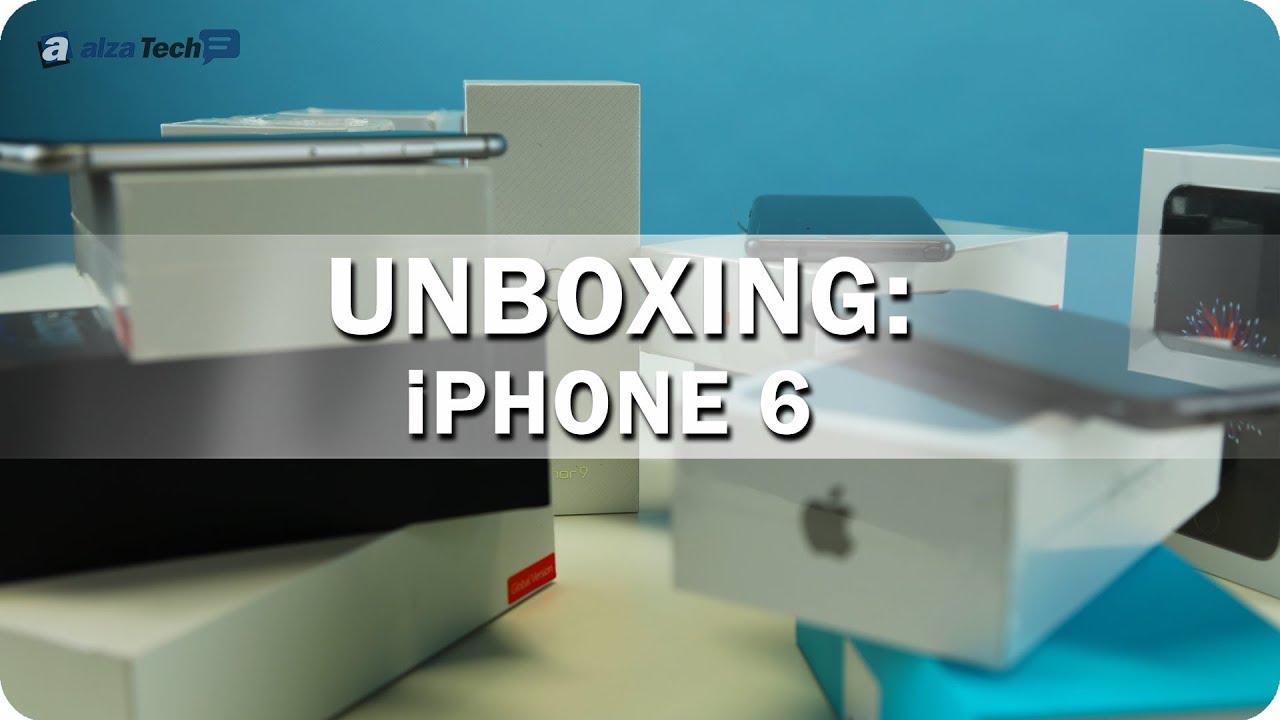 AlzaTech Unboxing: Apple iPhone 6
