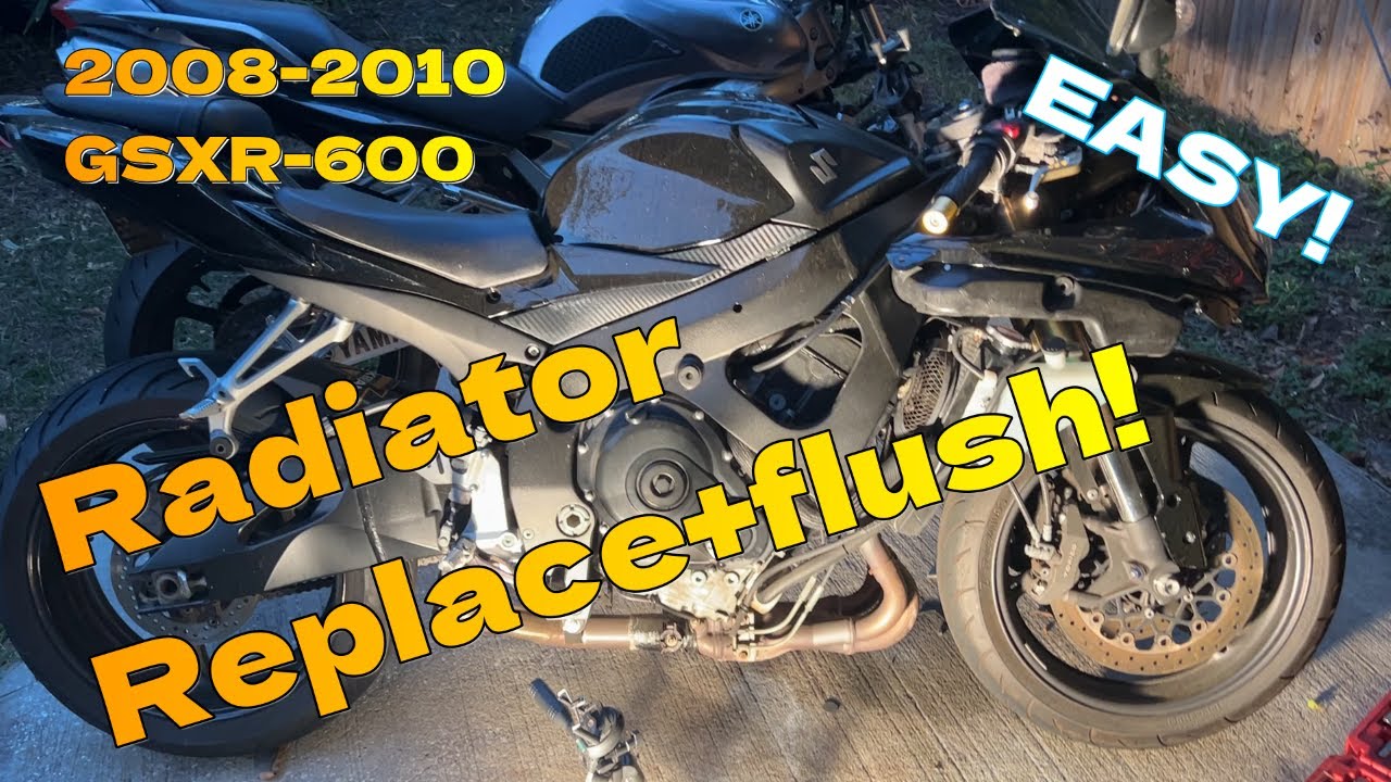 2008-2010 GSXR600 Radiator Replacement