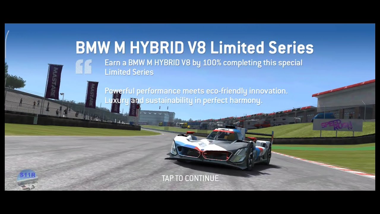 Real Racing 3 – BMW M Hybrid V8  Limited Series – Tiers 1, 2, 3, 4, 5