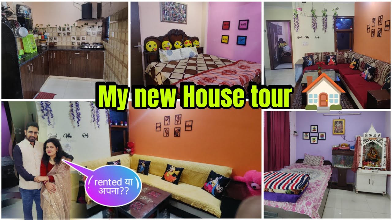 🏠💁My 2 bhk flat( home) tour !! 🏠Rented 2 bhk home in Delhi !! Rented ya अपना!!