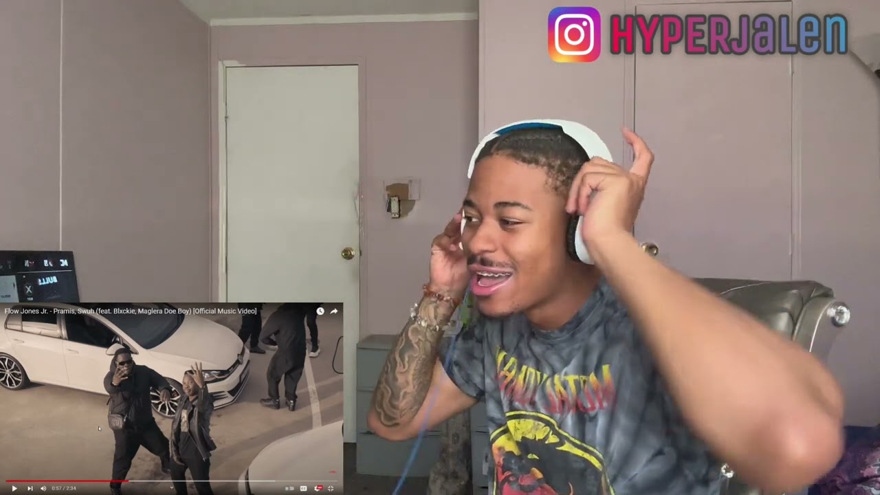IT GOTTA GROW ON ME 😂FLOW JONES JR-PRAMIS, SWUH *FT. BLXCKIE & MAGLERA DOE * (REACTION)!!!!