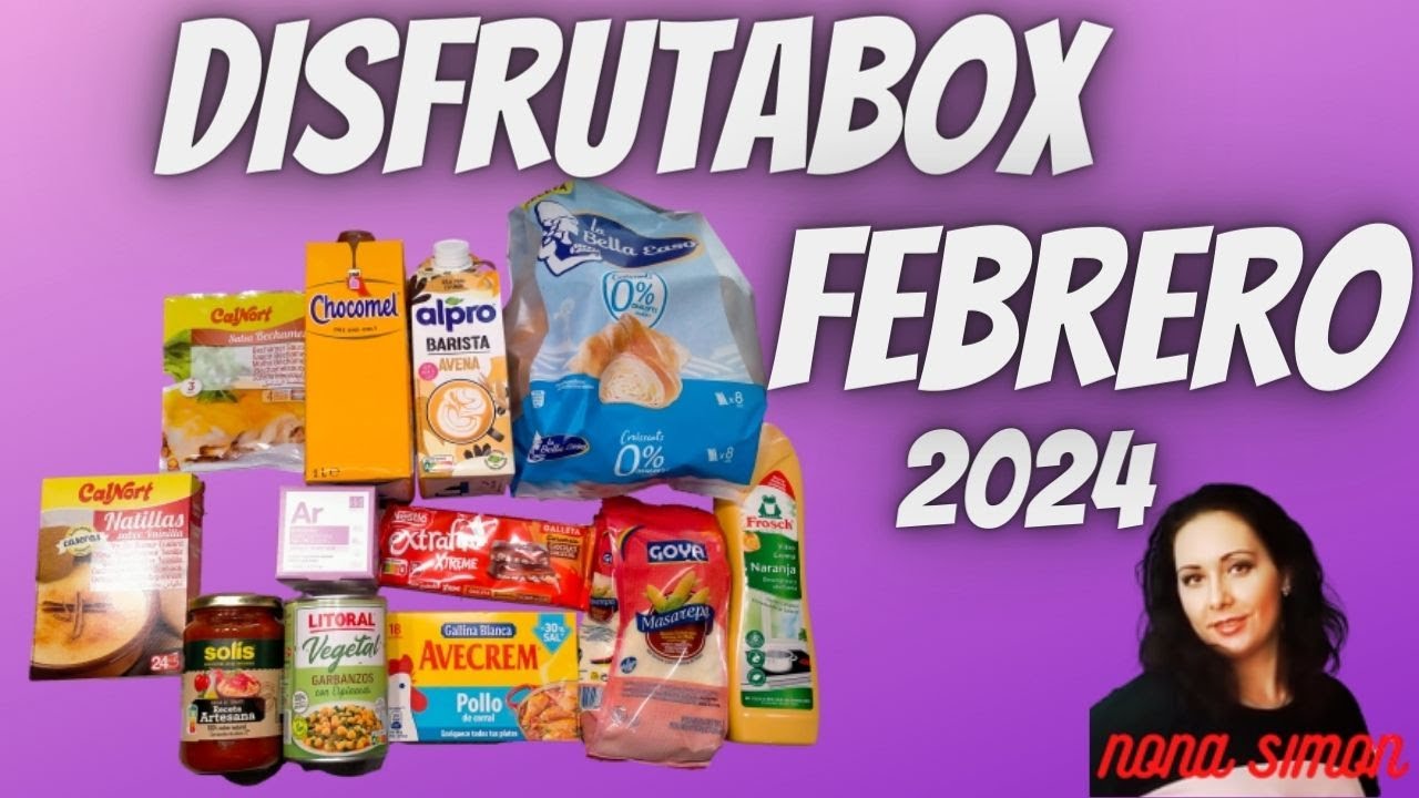 Disfrutabox febrero 24 . Este mes me gusta mucho la caja