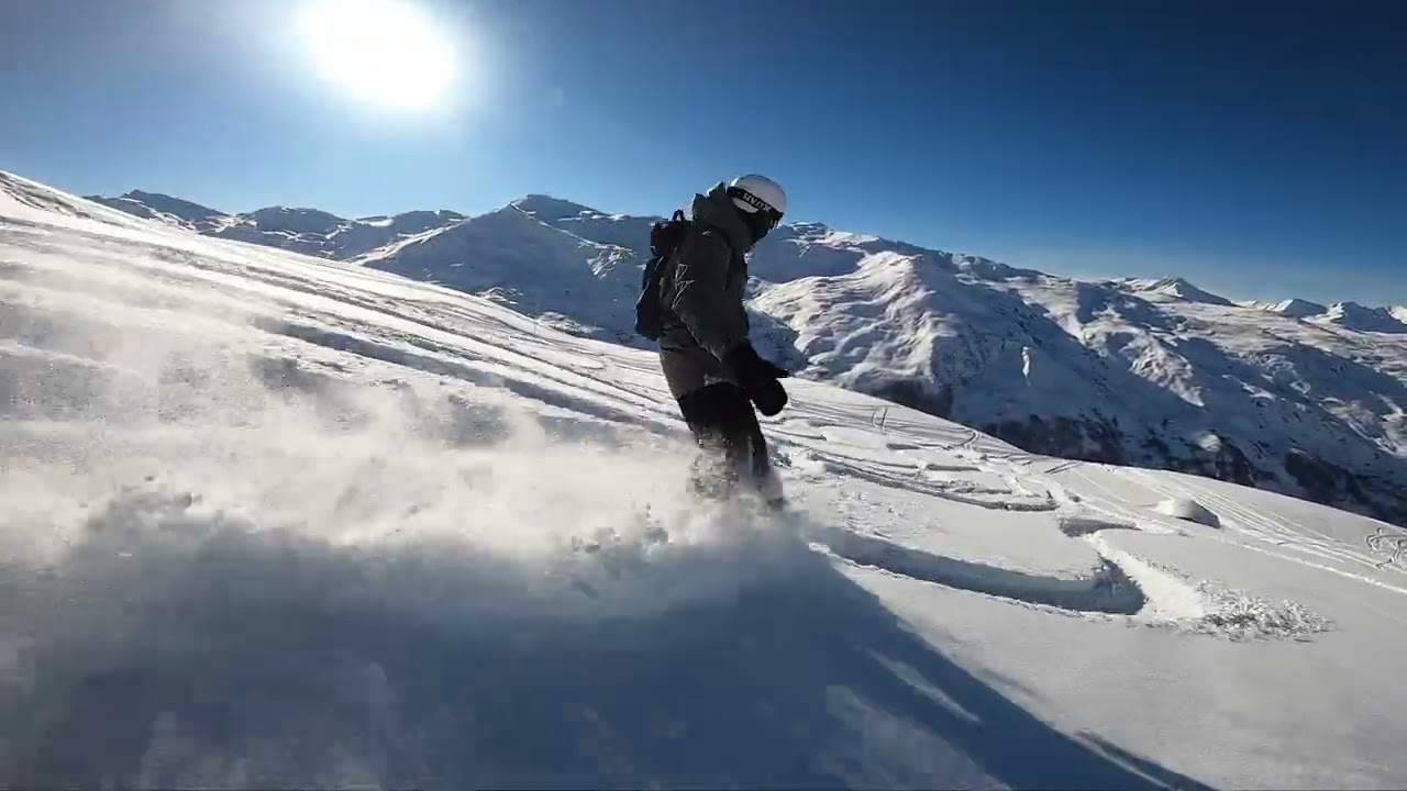 Val Thorens Snowboarding Powder