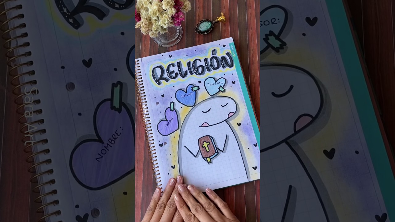 Portada de religión #lettering #portadasbonitas #viralshorts #flork #handletteringpractice