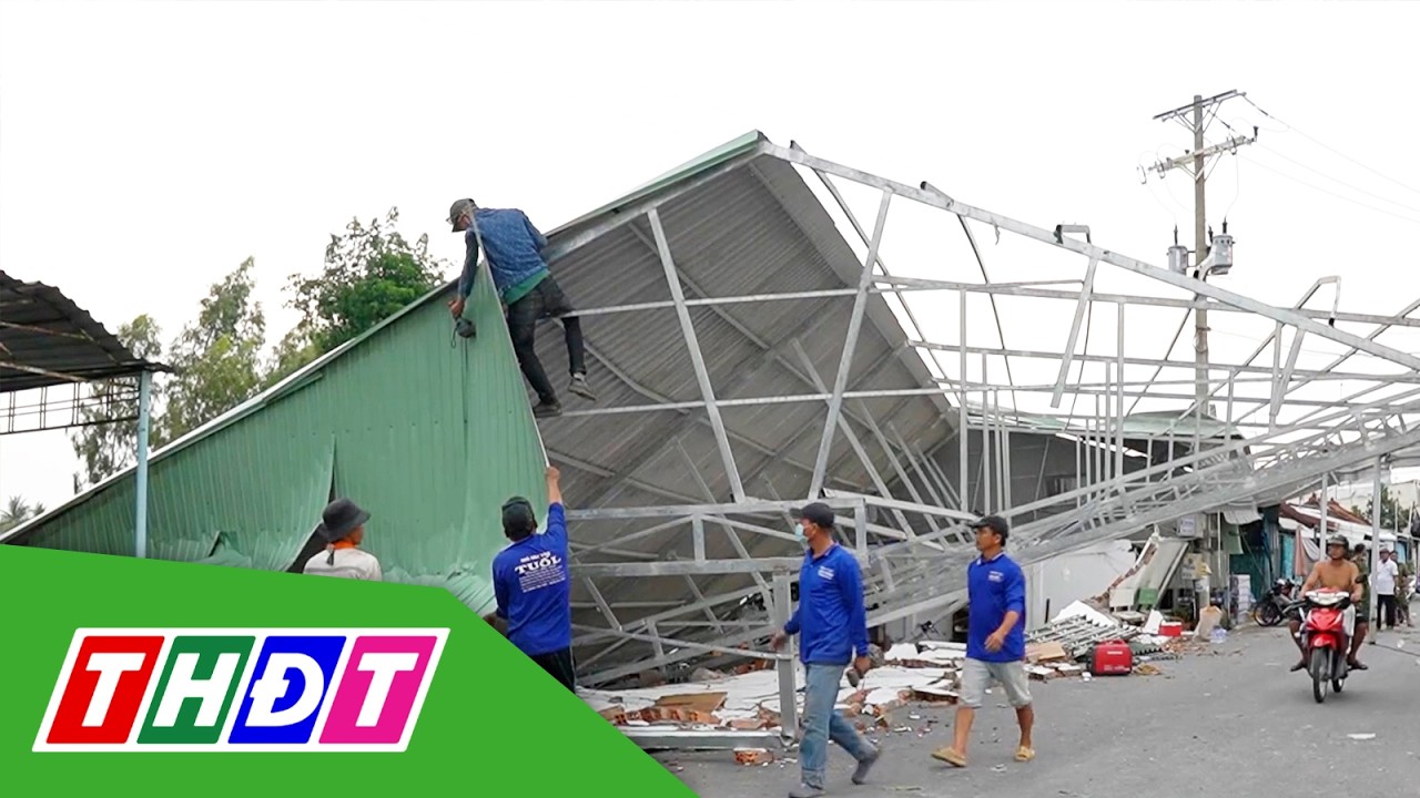 Đồng Th&aacute;p: D&ocirc;ng lốc g&acirc;y thiệt hại gần 2,5 tỷ đồng | THDT