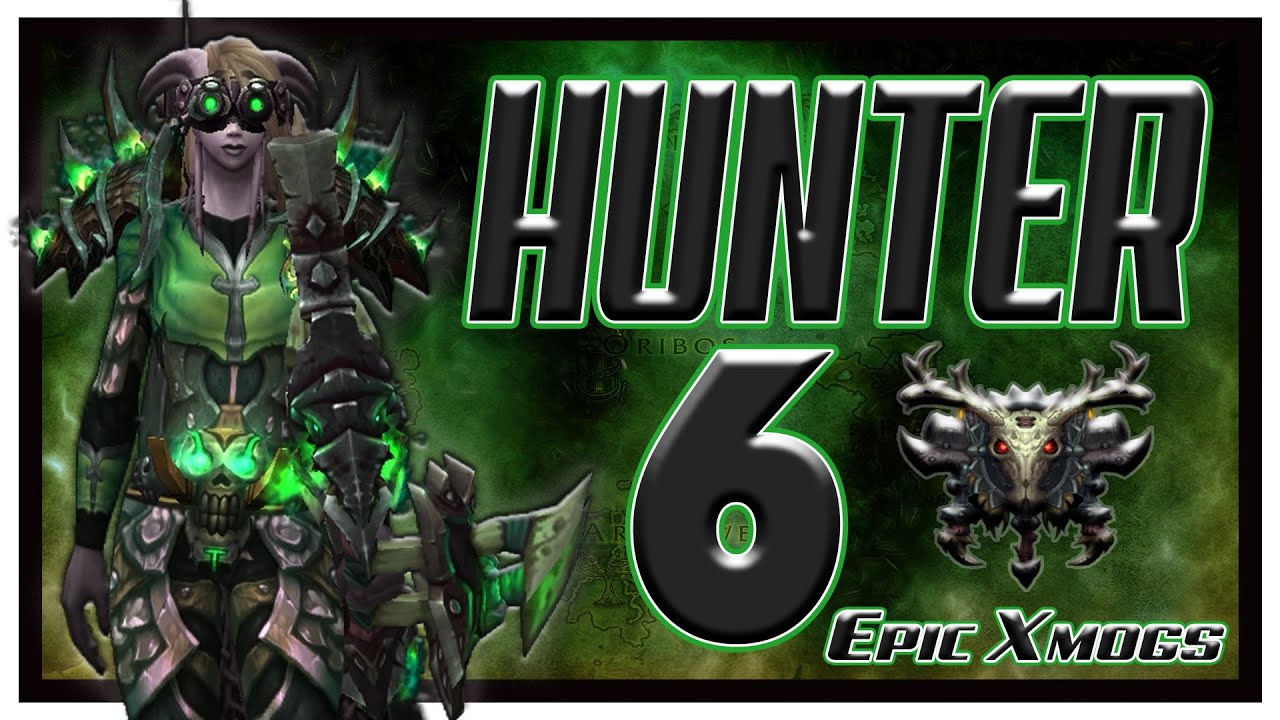 World of Warcraft BFA - 6 Unique Hunter Transmog Sets