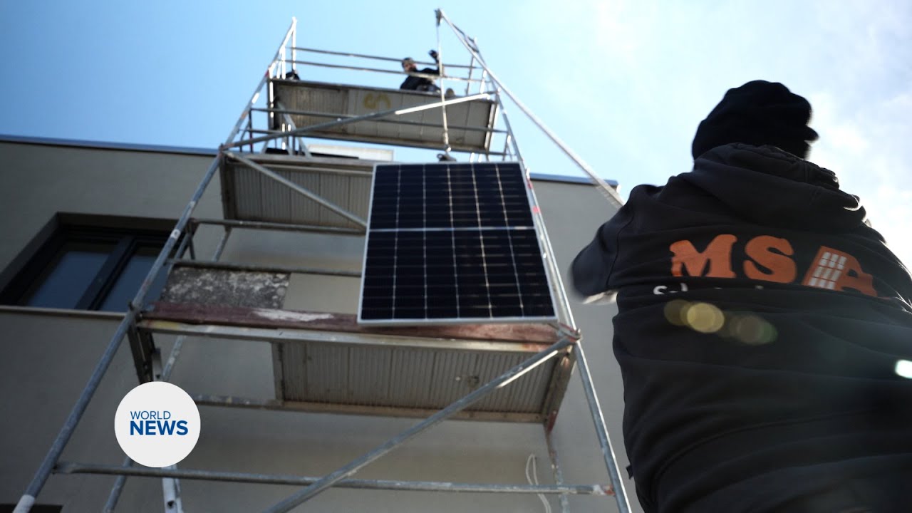 IAAAE team installs solar panels on Mosque in Germany