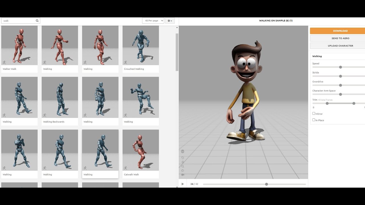 Making a Animated Character with AI