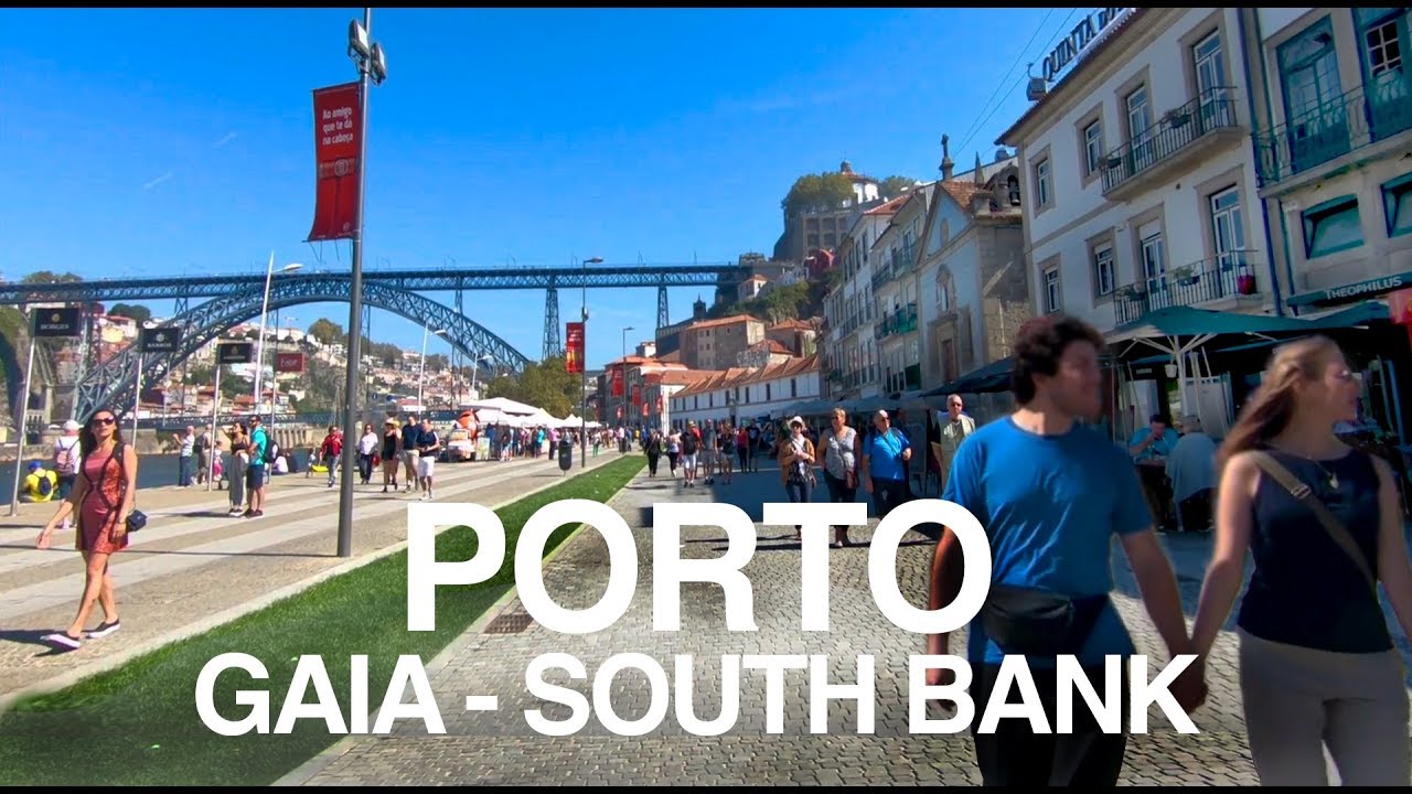 [4K] PORTO CITY, PORTUGAL - Gaia walking tour