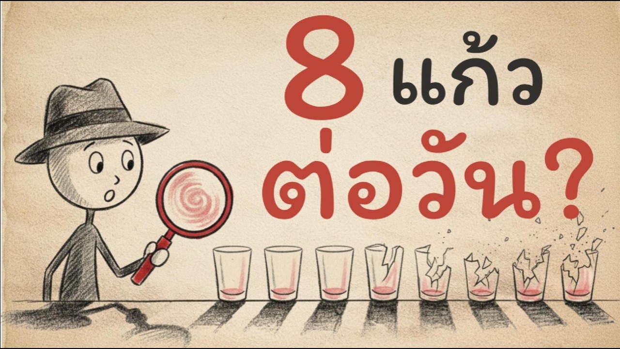 ดื่มน้ำ 8 แก้ว ตำนานที่อาจทำร้ายคุณ?