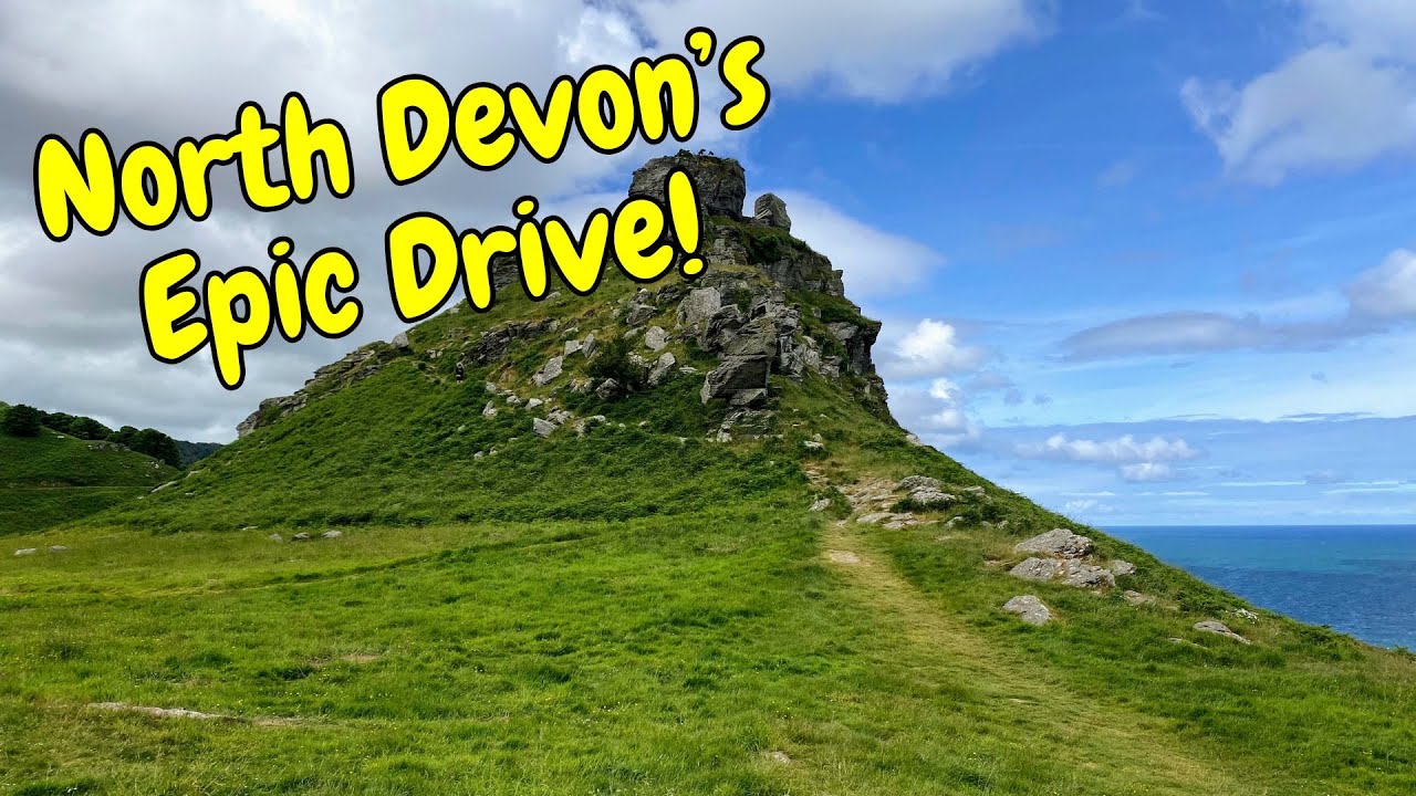 Epic Drive Through the Stunning Valley of Rocks, North Devon! 🚗⛰️✨