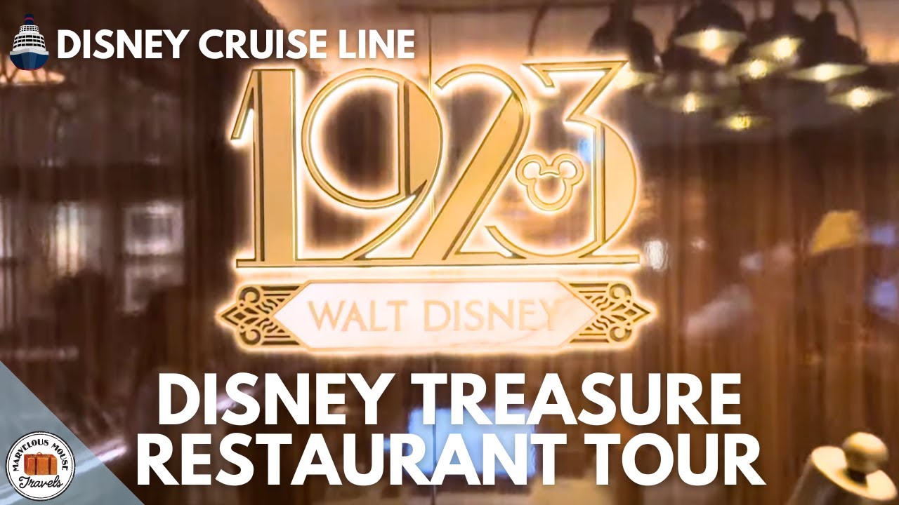 🍽️ Inside 1923 Restaurant | Disney Treasure | Elegant Dining Experience 🌟