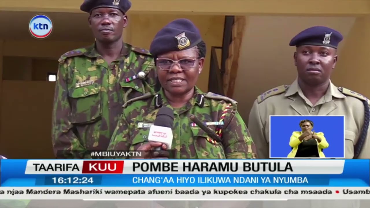 Polisi Butula wanasa lita 290 za chang’aa zilizofichwa ndani ya nyumba Bumala