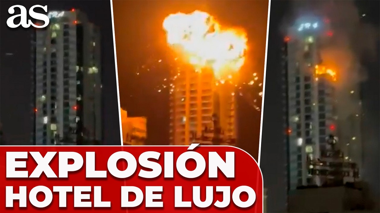 DRON iraní IMPACTA contra un hotel de LUJO en Bahrein