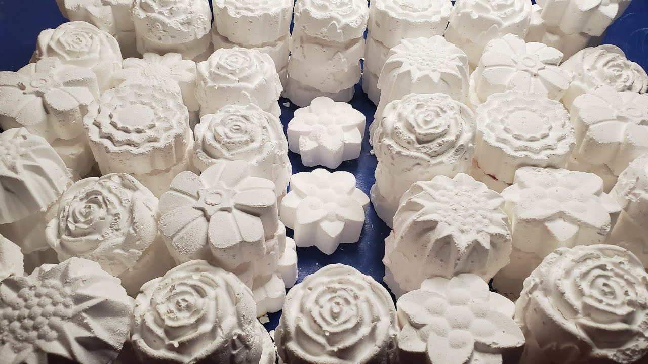 100+ GYM CHALK FLOWERS CRUMBLE-ASMR