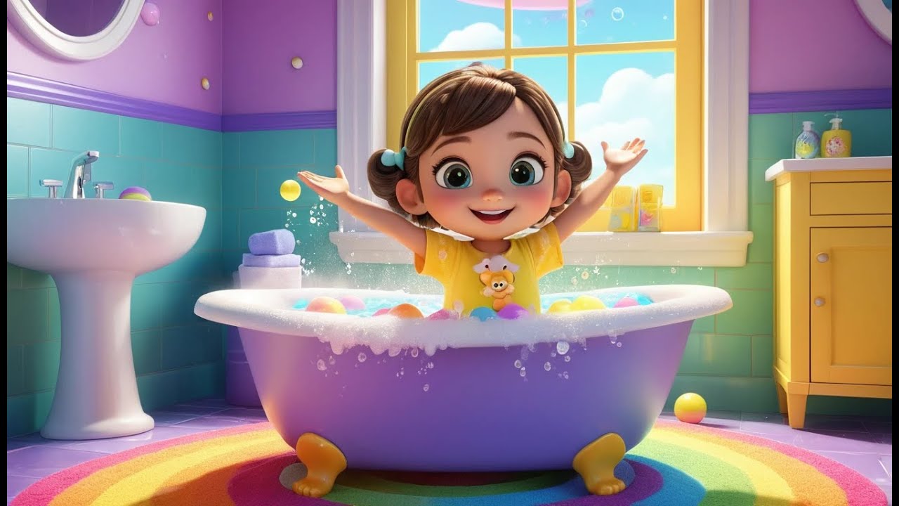 Lulu’s Bathtime Bubble Pop Dance! | Fun Kids Song | Splashy Bath Adventure Rhyme