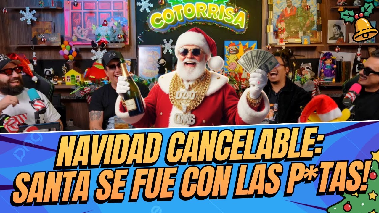 NAVIDAD CANCELABLE 🤯 Santa se fue con las cariñosas | La Cotorrisa Momentos Más Locos #lacotorrisa