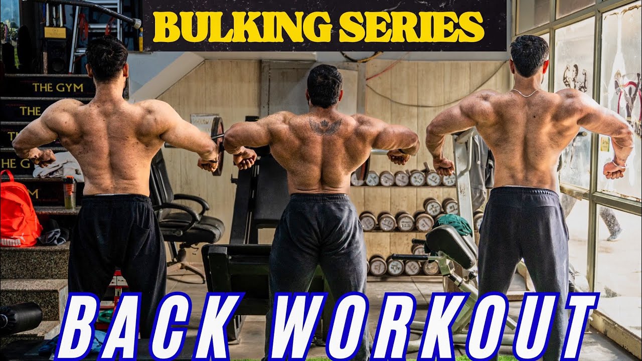 Best Back Exercises For Thickness|| Bulking Series||High Intense Workout