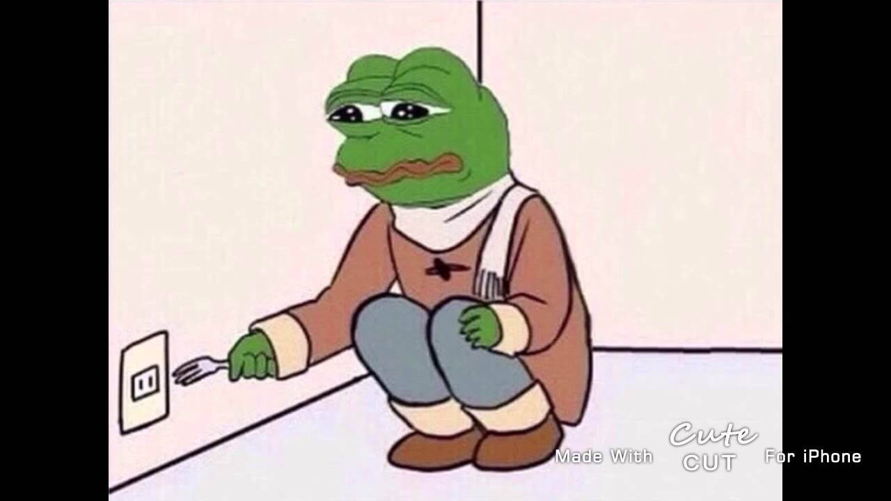 For Pepe, the sad frog