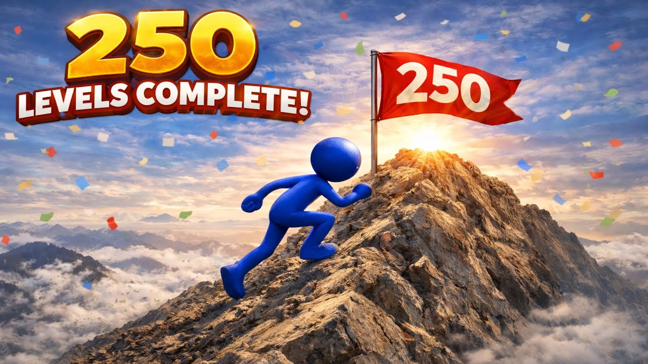 Level 250 Completed 🎉 Count Masters