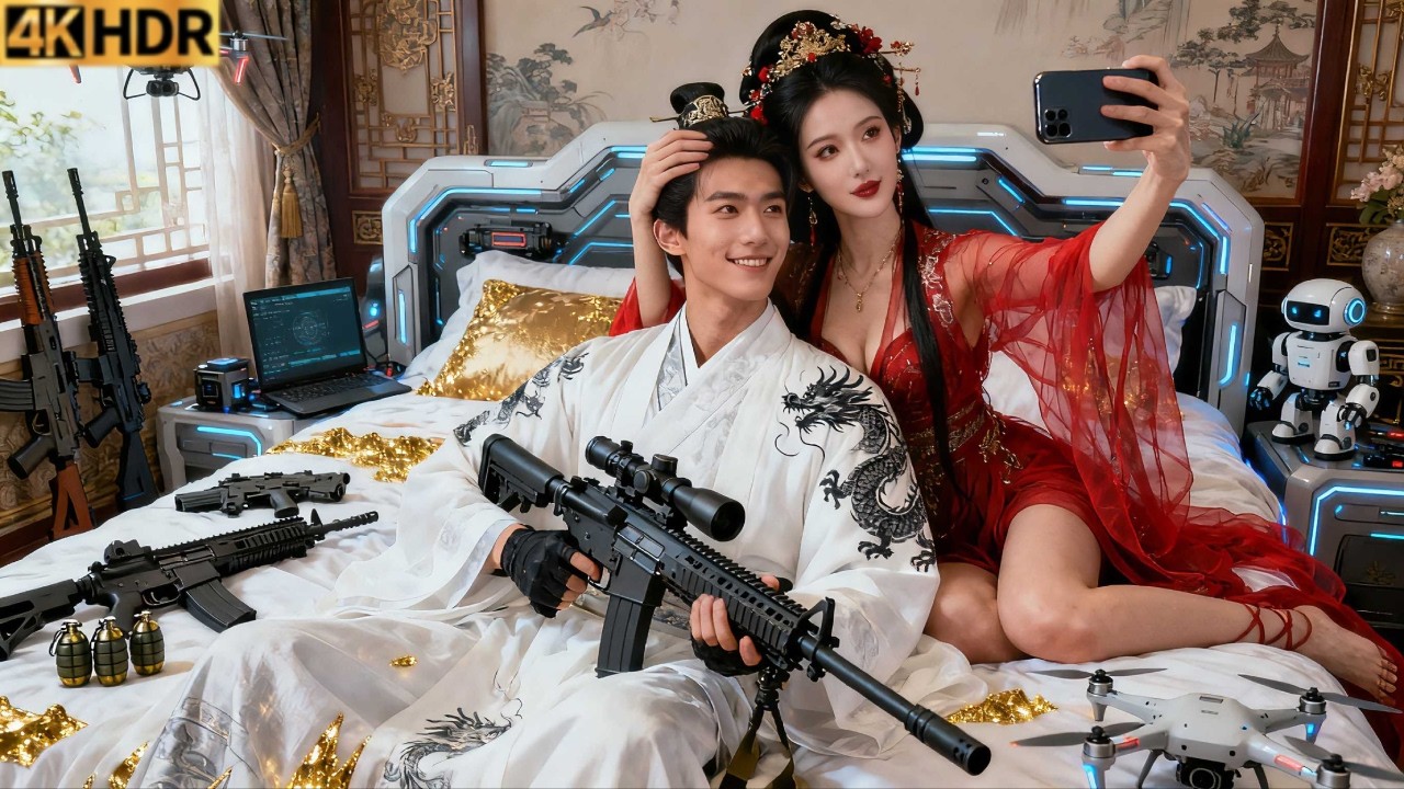 La cama del hombre viaja a la antigüedad, conquista el mundo con armas modernas  casa con la reina!