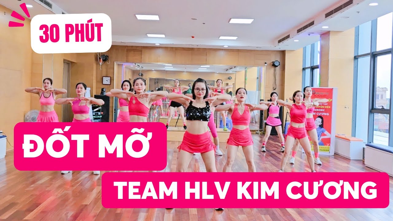 30 phút Aerobic đốt mỡ toàn thân cùng OANH NGUYỄN ✨ #oanhnguyen #aerobic #oanhnguyenacademy #giamcan