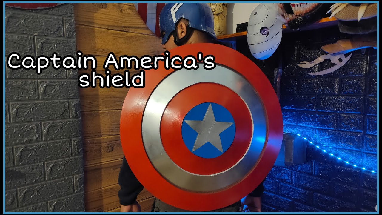 DIY Captain America's Shield! (EASY)