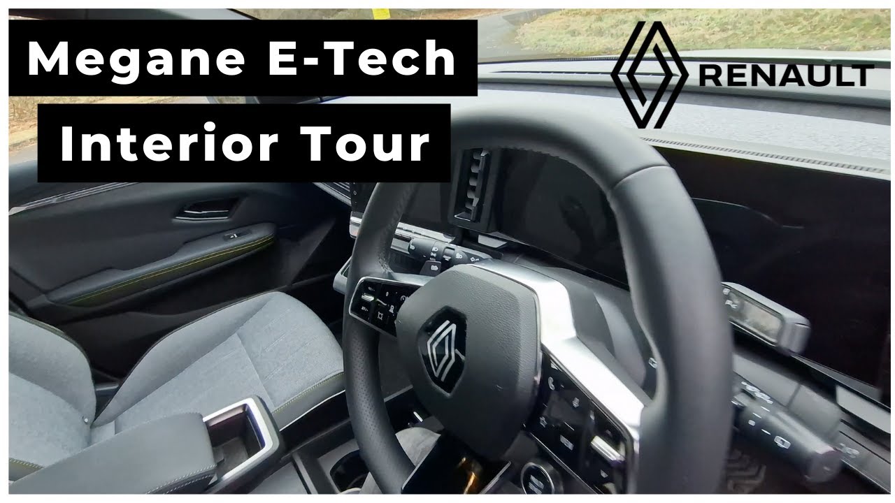Обзор интерьера Renault Megane E-Tech (Techno Spec)