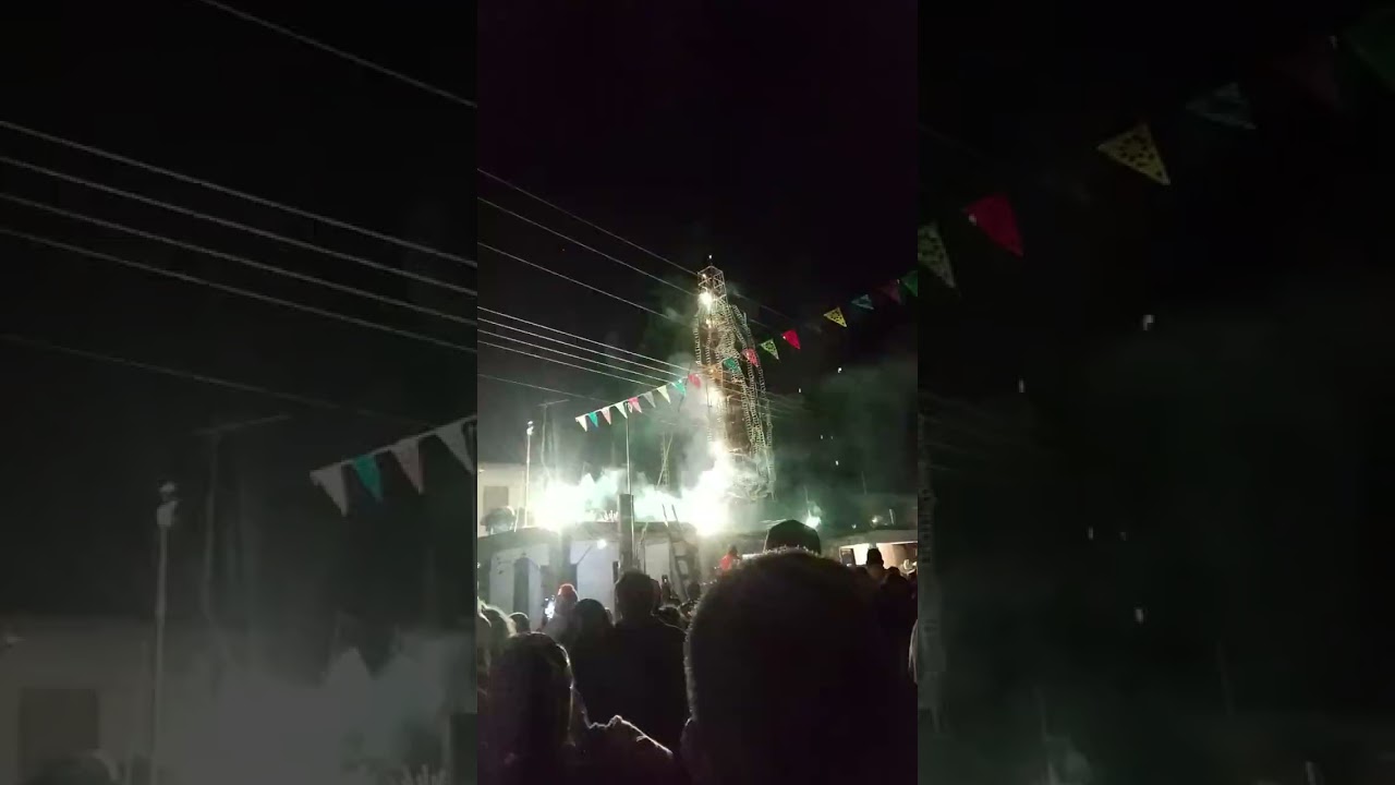 Pirotecnia En Honor A  Virgen De Guadalupe Monte Grande.Ver 2025