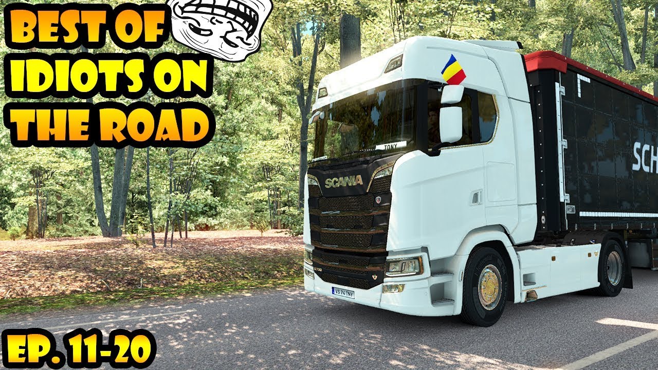 ★ BEST OF Idiots on the road - ETS2MP - Ep. 11-20 | Tony 747 - Best moments