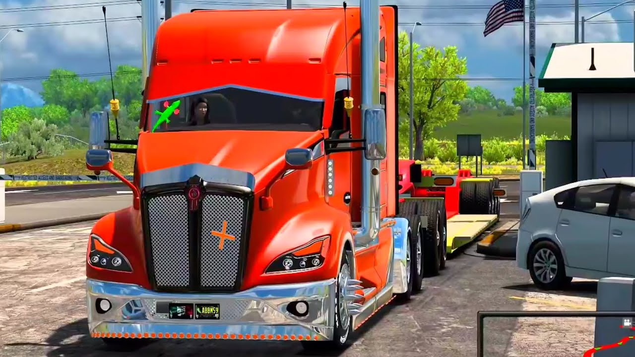 JUGANDO DESDE CELULAR AMERICAN TRUCK SIMULADOR ANDROID GFORNOW KENWORTH T680 NEXT GENT 